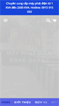 Mobile Screenshot of mayphatdiendangquang.com